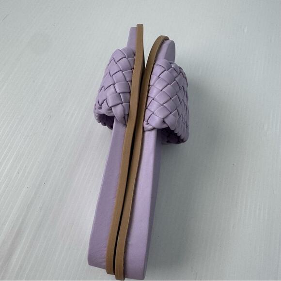 Dolce Vita Grazie basket weave slide sip on sandals lilac size 9.5 purple - Picture 4 of 11